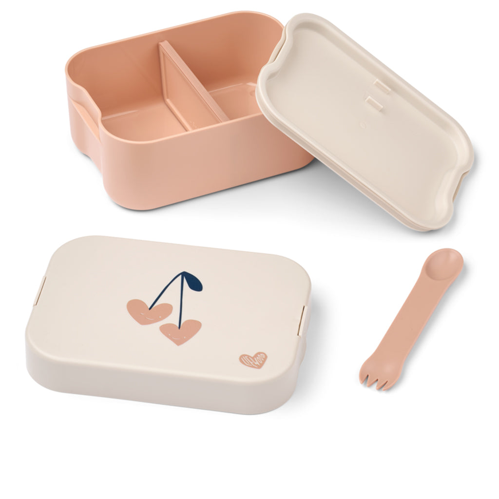 Liewood Kamil madkasse med ske/gaffel, PP - Sweetheart/ Sandy