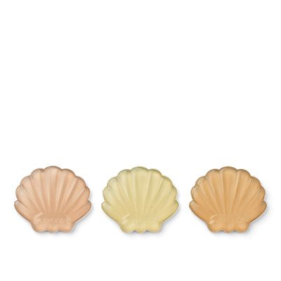 Liewood Kayden genanvendeligt køleelement, 3-pak - Seashell - Pale tuscany mix