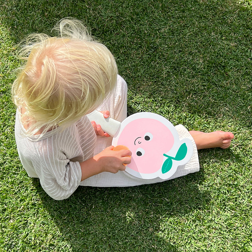 Sunnylife Kids Velcro strandtennis, Poppy the Peach