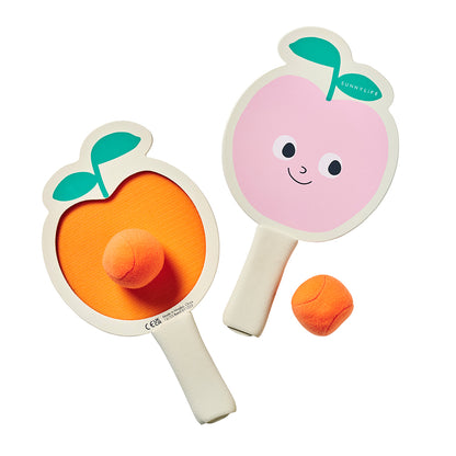 Sunnylife Kids Velcro strandtennis, Poppy the Peach