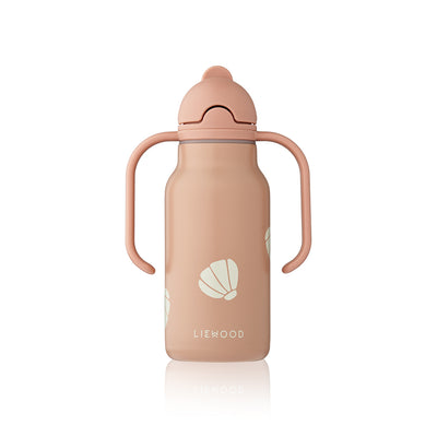 Liewood Kimmie water bottle, drikkedunk m. håndtag 250 ml. - Shell/Pale tuscany