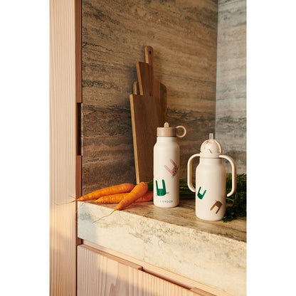 Liewood Falk water bottle, termoflaske 350 ml. - Berry/ Pale Tuscany