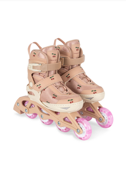 Konges Sløjd Rulleskøjter, Light up - Cherry blush - str. 26-36