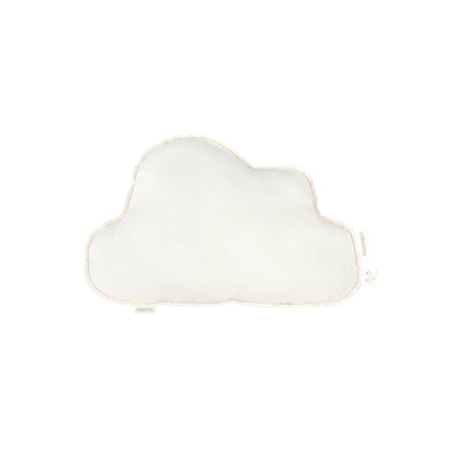 Nobodinoz skypude, vasket fransk hør, fuglebroderi - Off white