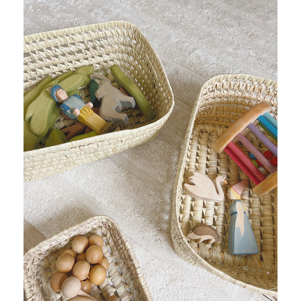 Lubilu kurv af palmeblade, L34