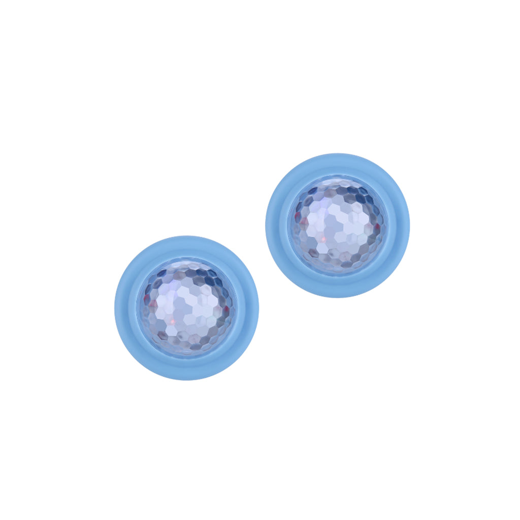 Lalarma Disco duo, Blue - Sæt m 2 mini discolys
