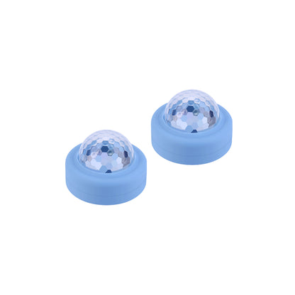 Lalarma Disco duo, Blue - Sæt m 2 mini discolys