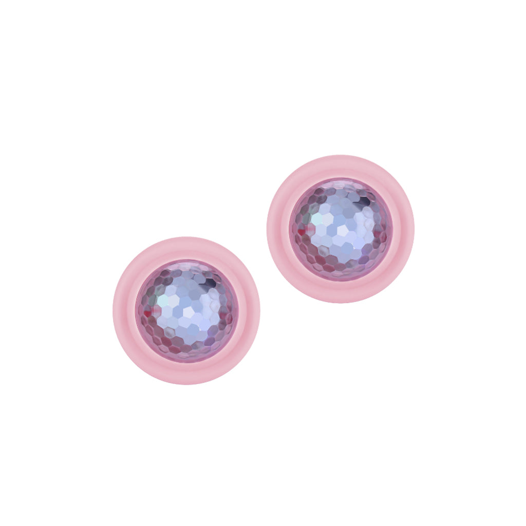 Lalarma Disco duo, Rose - Sæt m 2 mini discolys