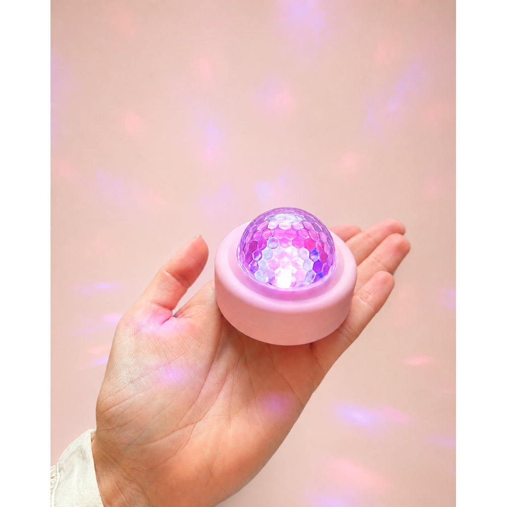 Lalarma Disco duo, Rose - Sæt m 2 mini discolys