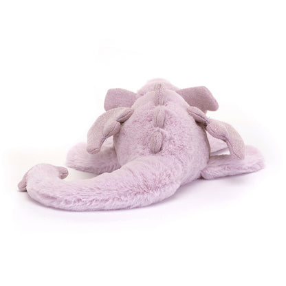 Jellycat bamse, Lavender dragon, drage - 26 cm