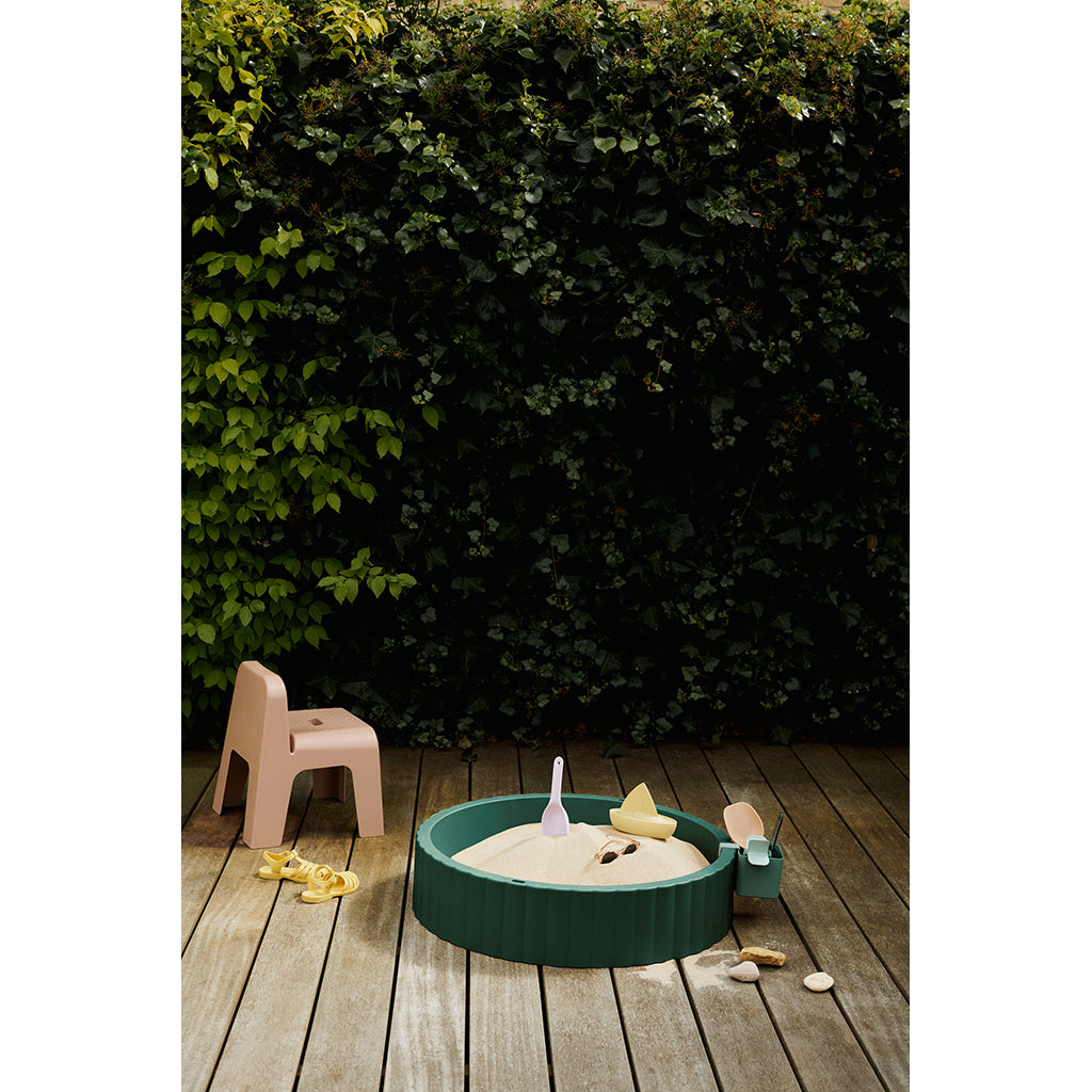 Liewood Saul sandkasse, Ø: 80 cm - Garden green/ Sandy