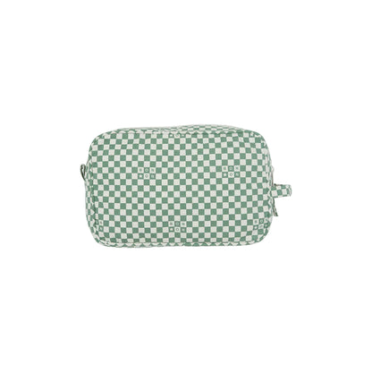 Bonton Toiletaske, stor - Damier vert