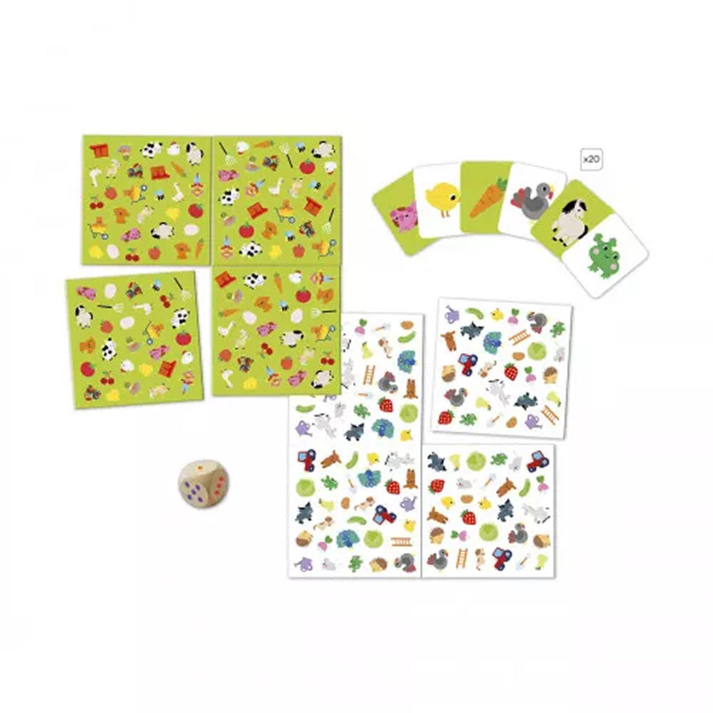 Janod Seek &amp; Find, The farm - Observationsspil