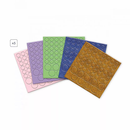 Janod klistremosaik, Round stickers