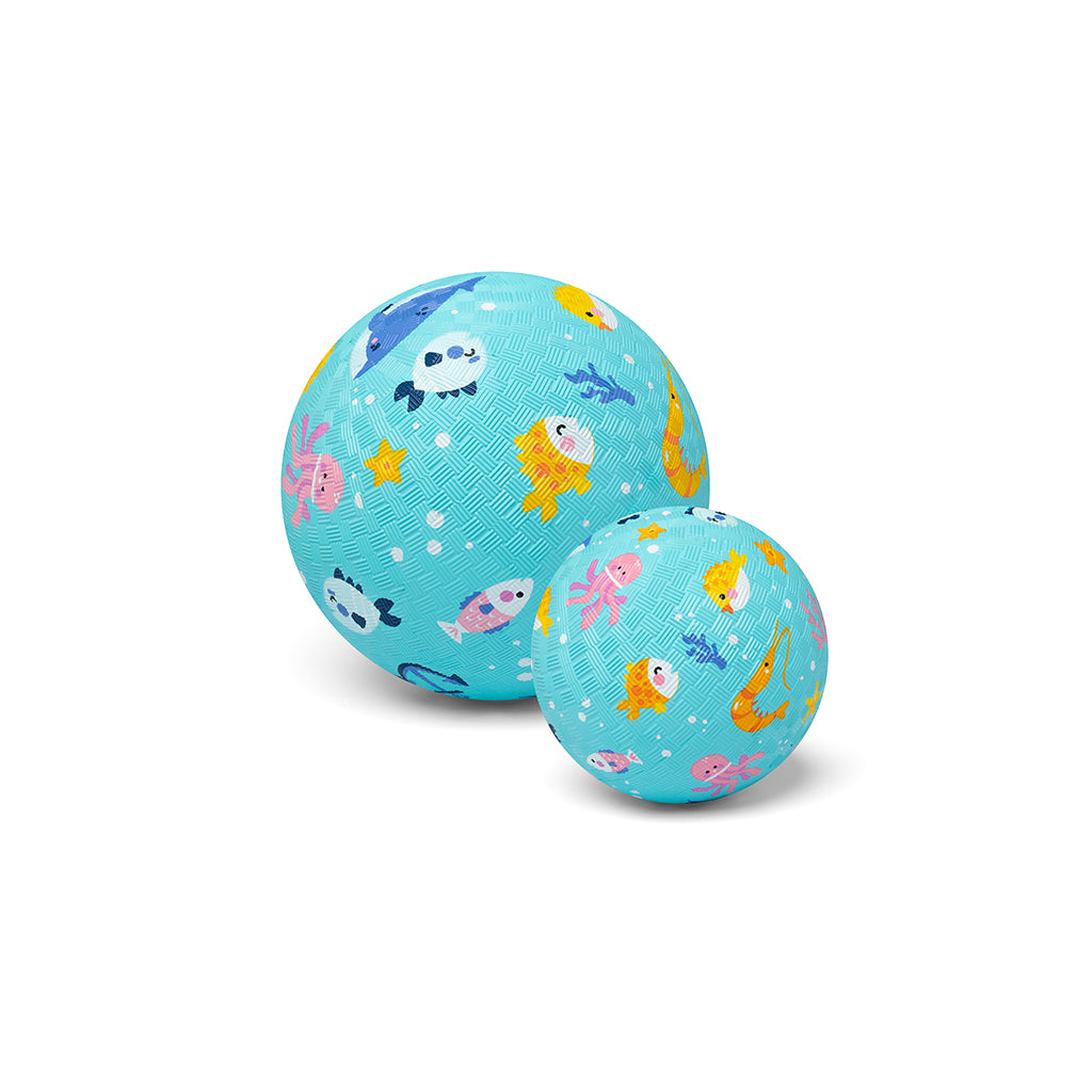 Little L, Gummibold, 18 cm - Hav