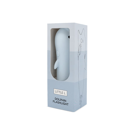 Little L, silikone lommelygte - Delfin