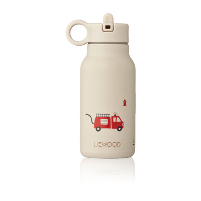 Liewood Falk water bottle, termoflaske 250 ml. - Emergency vehicle/ Sandy