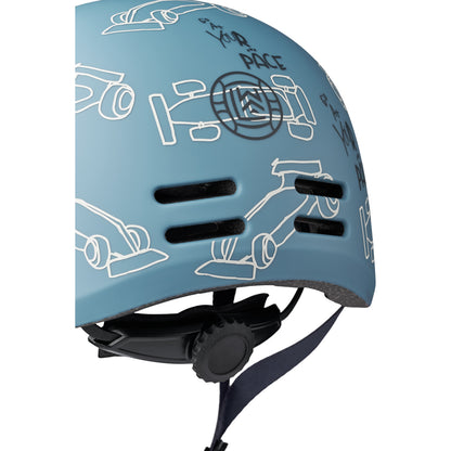Liewood Milly cykelhjelm, Race cars/ Beach blue