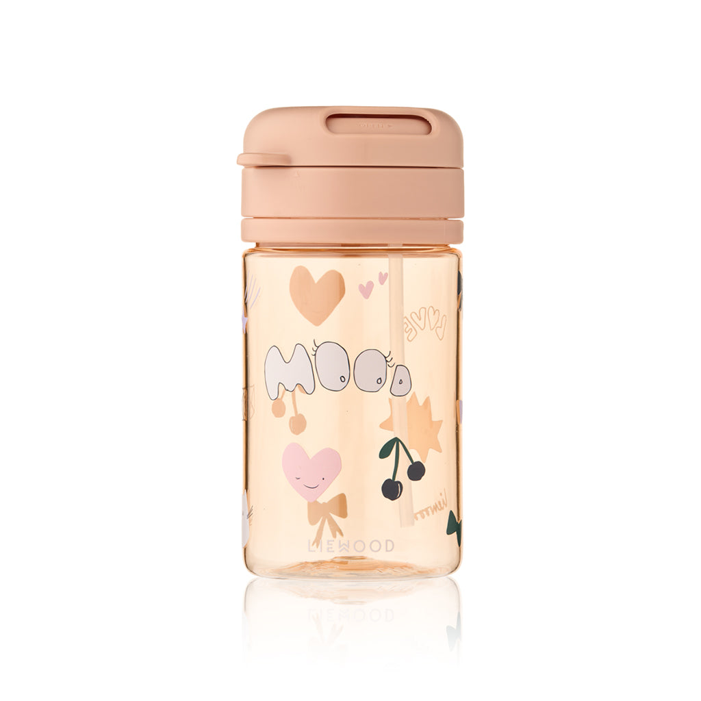 Liewood Pavia Tritan Sugerørskop 500ml, Mood/ Pale Tuscany
