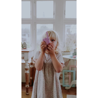 Lalarma walkie talkie til børn, purple