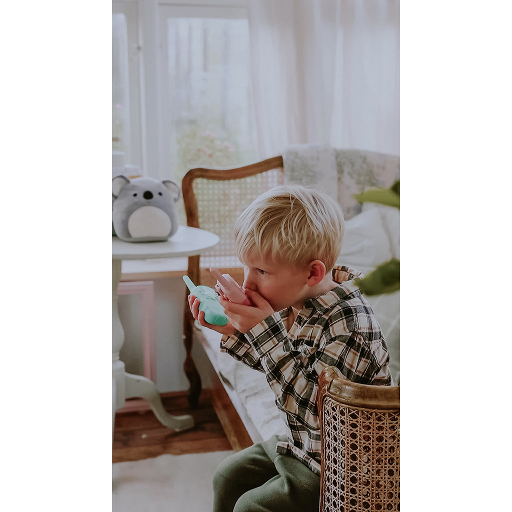 Lalarma walkie talkie til børn, purple