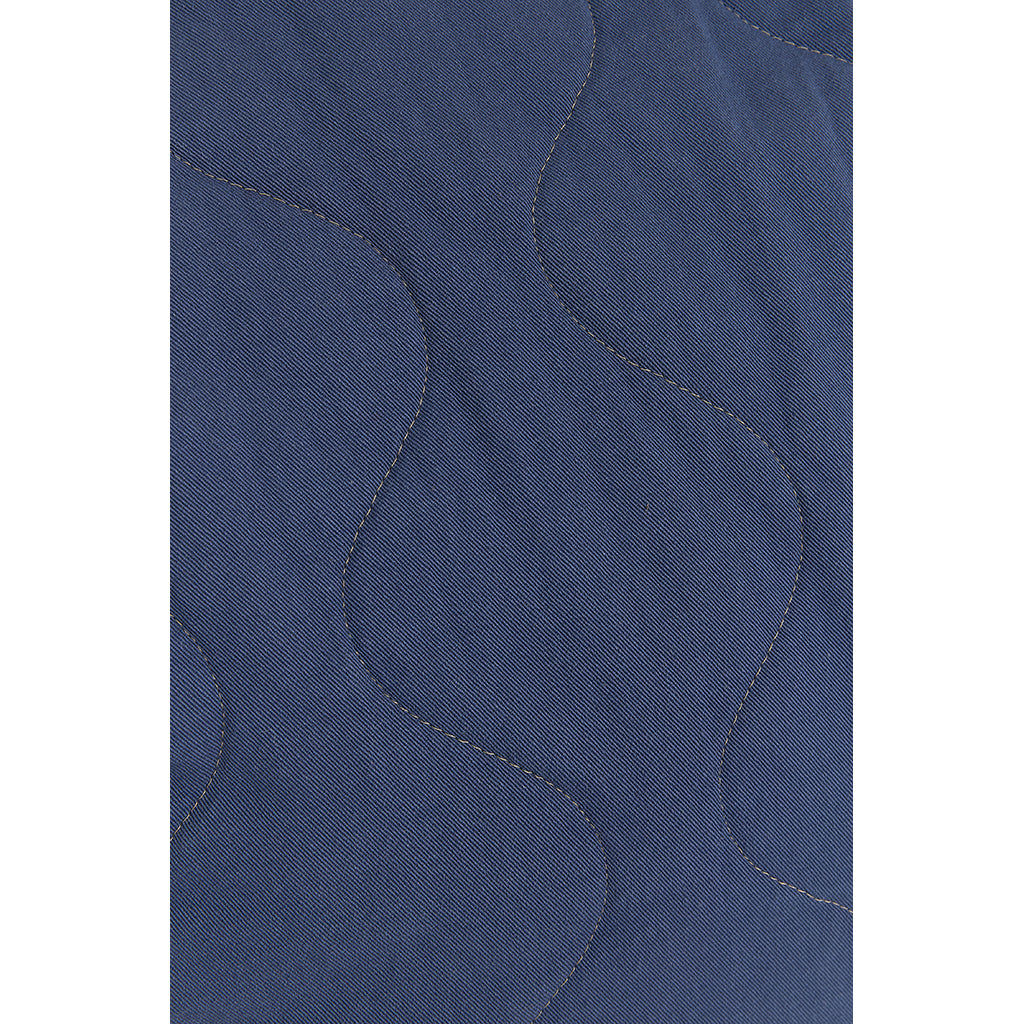 Nobodinoz quiltet rund sækkepude, Landscape - Cobalt