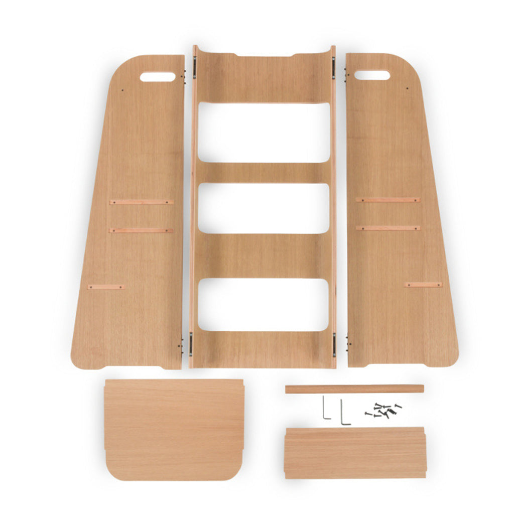 Curve-Lab, Læringstårn, Birk m. overflade af egetræ