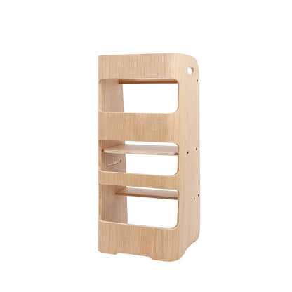 Curve-Lab, Læringstårn, Birk m. overflade af egetræ