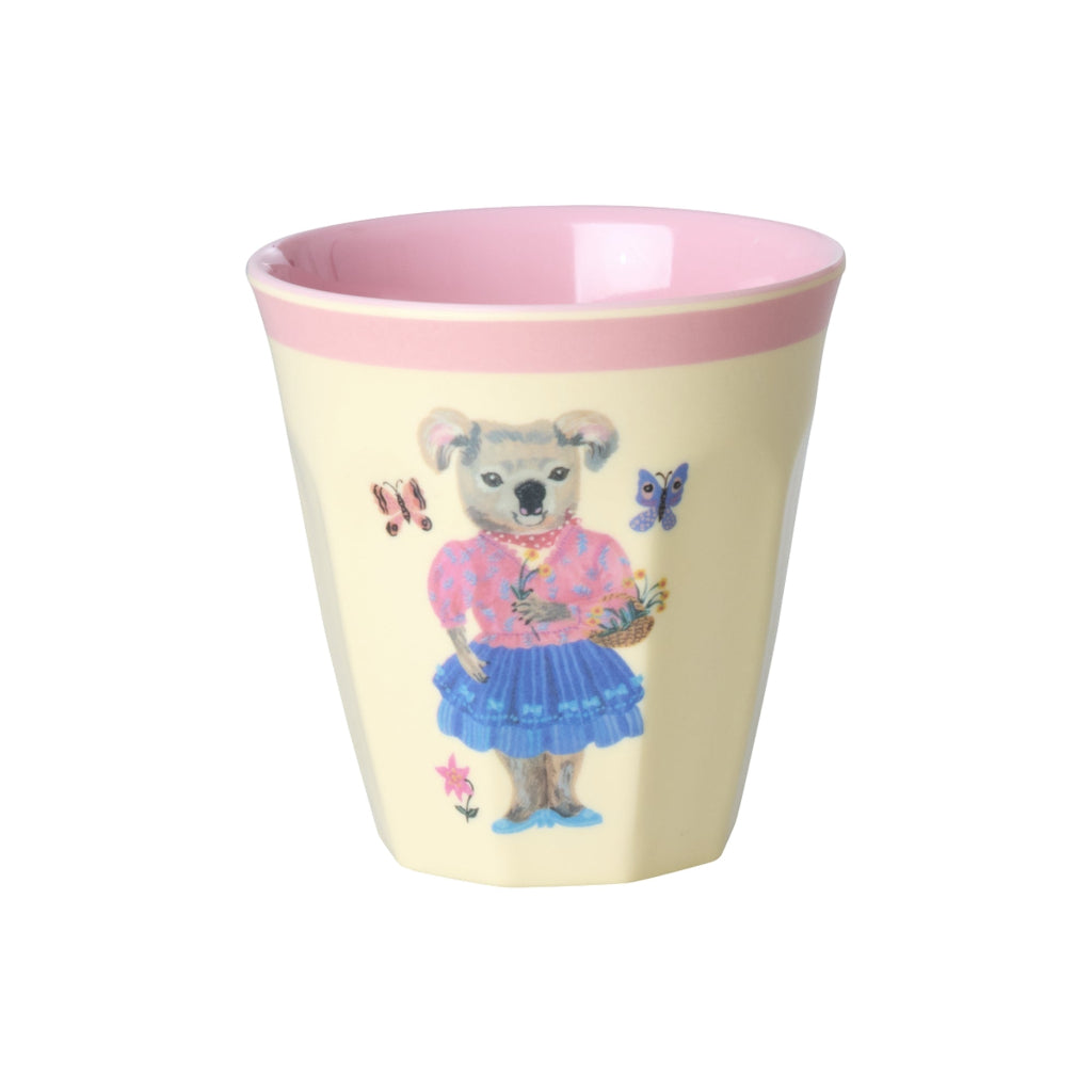 Rice melamin kopper, Multifarvet, Nathalie Lété Print, 6-pak - Small