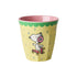 Rice melamin børnekop, Medium, Snoopy - Yellow