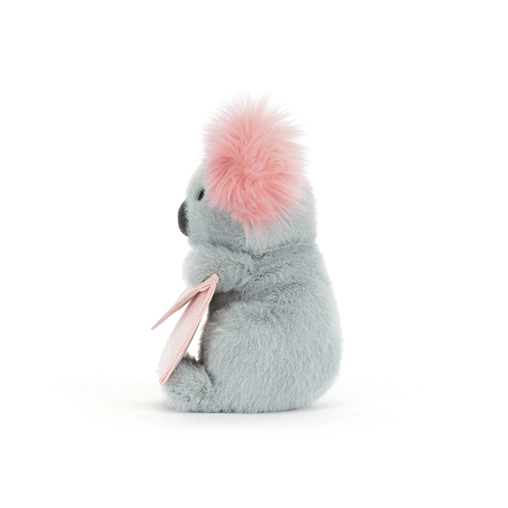 Jellycat bamse, Koala med brev - 20 cm