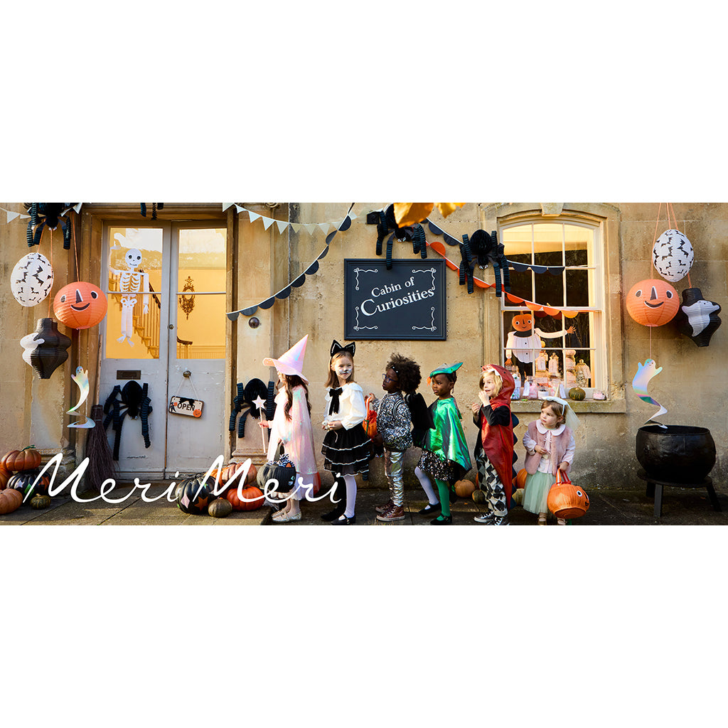 Meri Meri udklædning, Troldmandskostume, Blue velvet - Str. 3-6 år