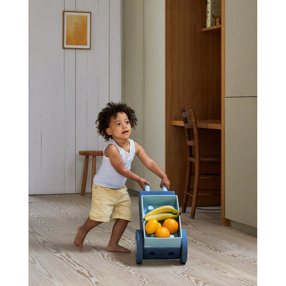 Modu byggelegetøj i skum, Curiosity sæt, 14 dele - Deep Blue / Sky Blue