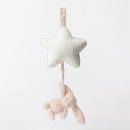 Baby Jellycat spilledåse, Bashful kanin - Blush