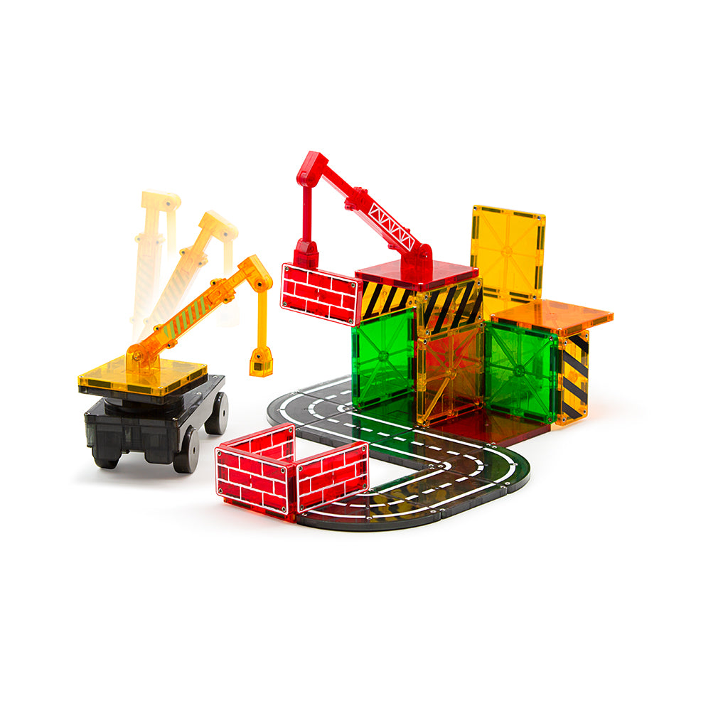 Magna-Tiles Builder, Magnetisk byggesæt m. 32 dele