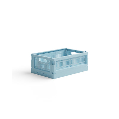 Made Crate, foldekasse mini - Crystal blue
