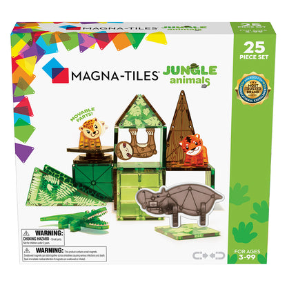 Magna-Tiles Jungle dyr, 25 dele
