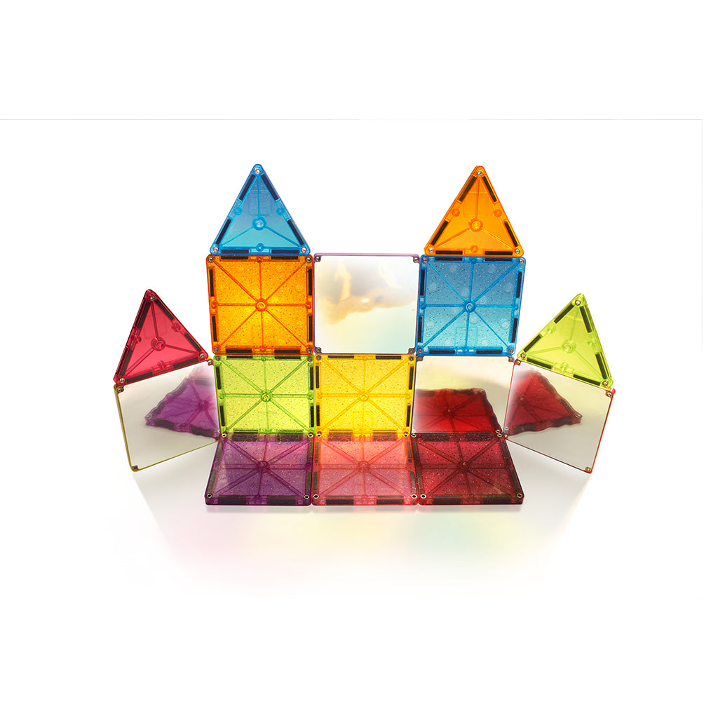 Magna-Tiles Stardust, Magnetisk byggesæt m. 15 dele