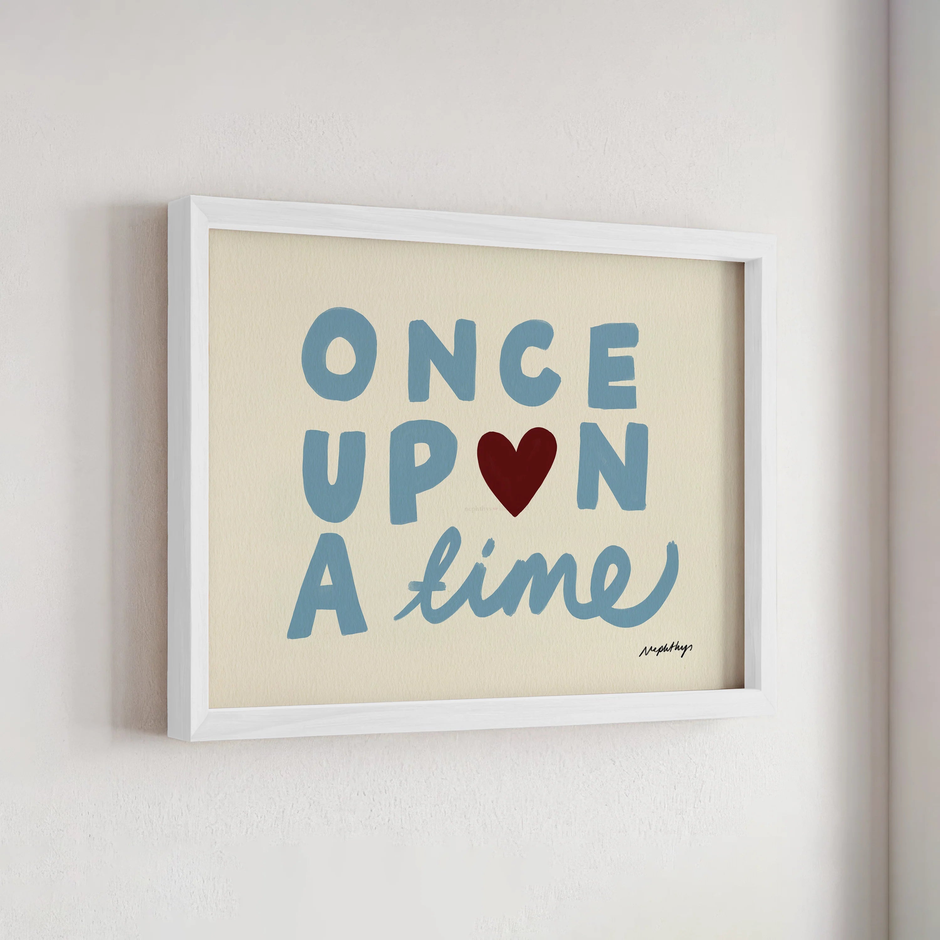 Nephthys Illustrated plakat, Once upon a Time - A4