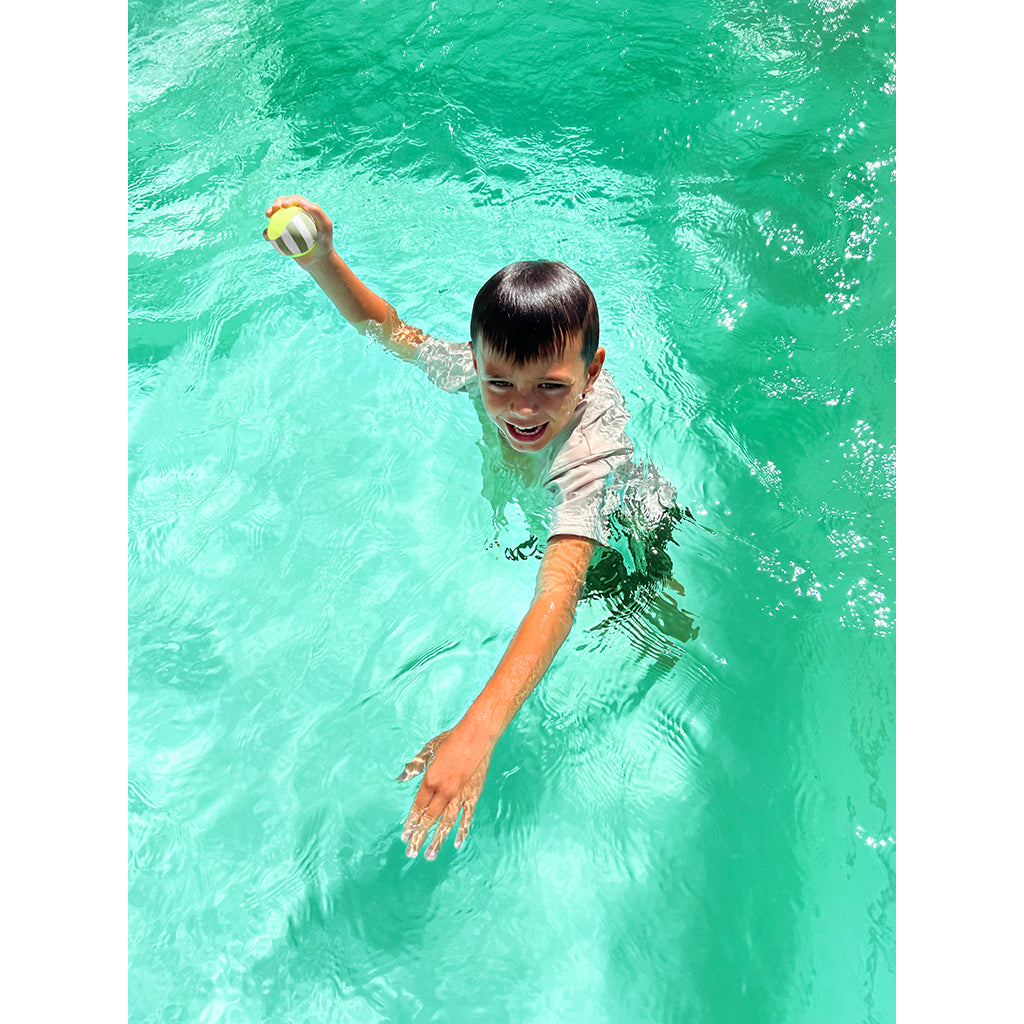 Sunnylife neoprenbolde, sæt m 2 stk. - Skim Ball Set Tides Out Citrus