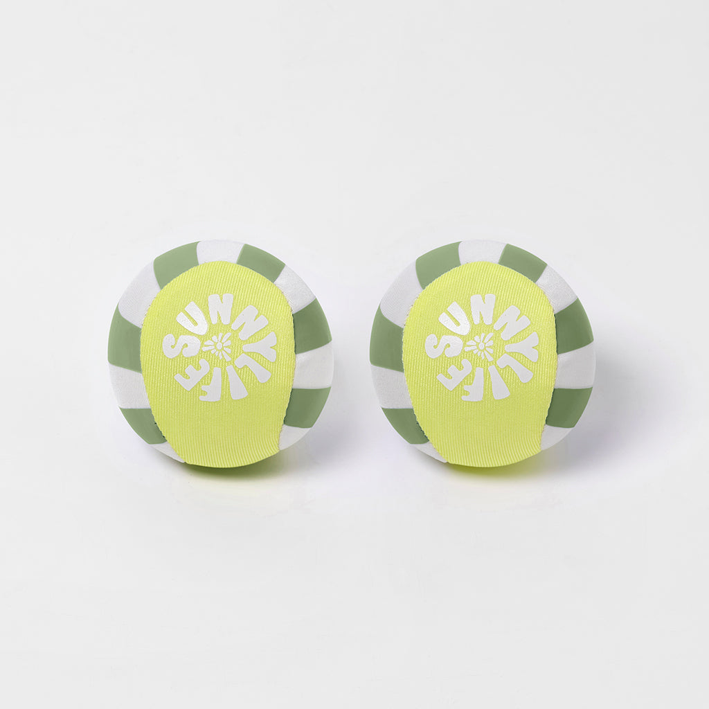 Sunnylife neoprenbolde, sæt m 2 stk. - Skim Ball Set Tides Out Citrus