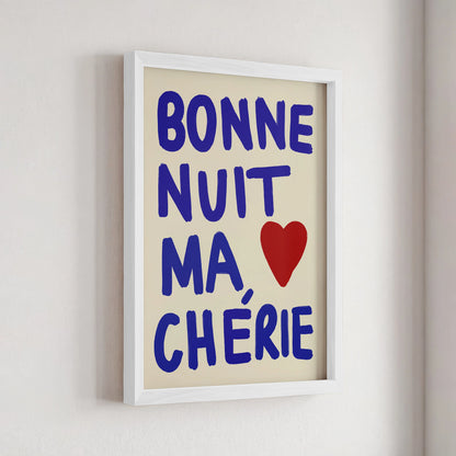 Nephthys Illustrated plakat, Bonne Nuit ma Chérie - A4