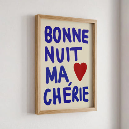 Nephthys Illustrated plakat, Bonne Nuit ma Chérie - A4