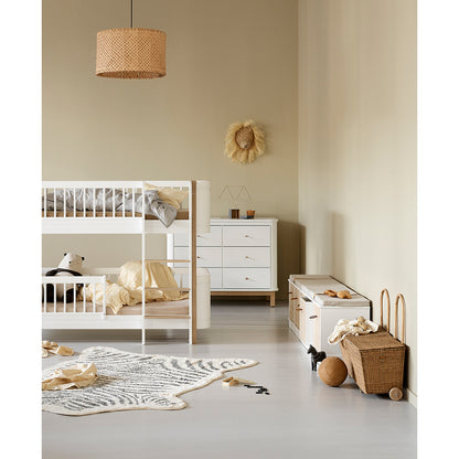 Oliver Furniture Wood reol, 5x1 rum - med eller uden sokkel