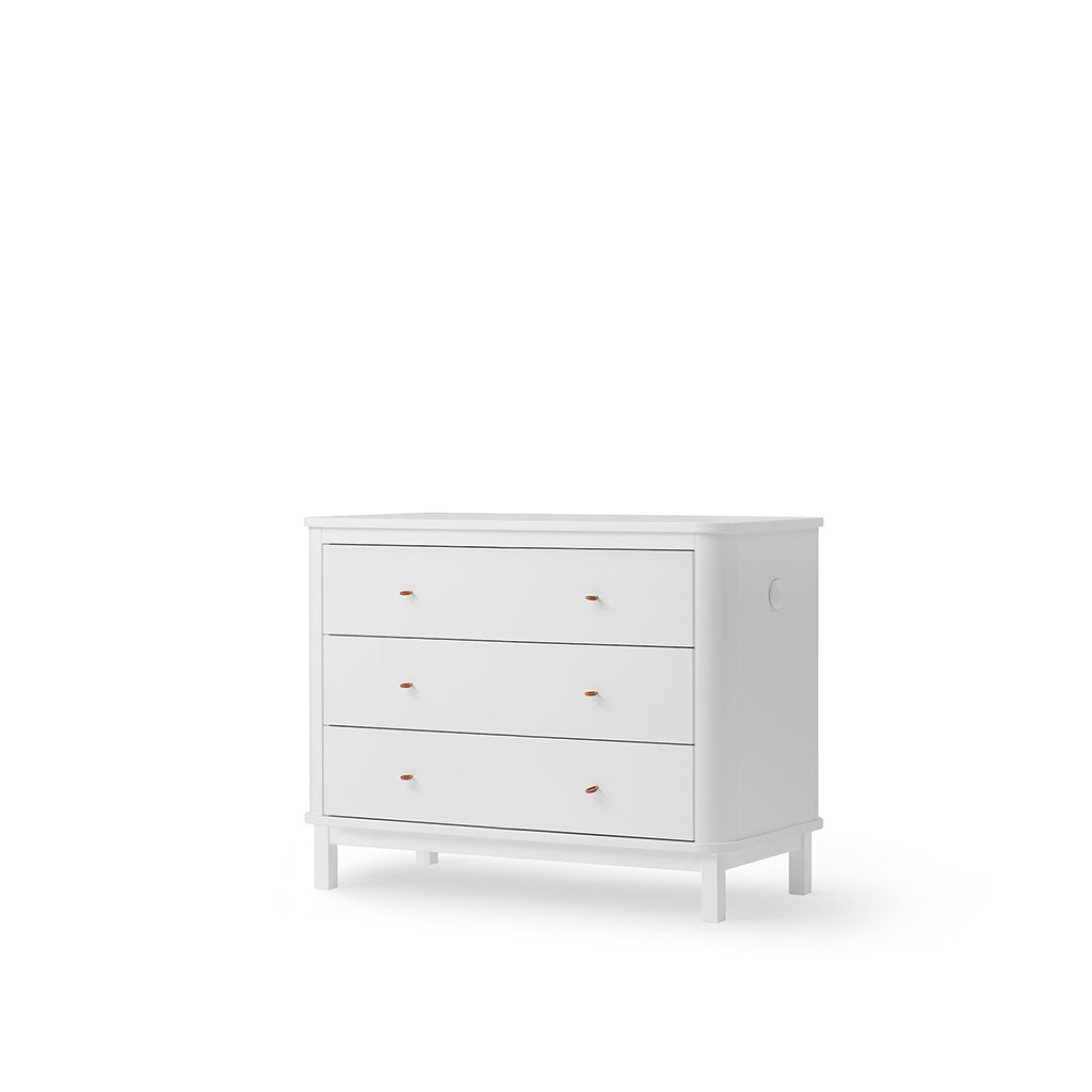Oliver Furniture Wood kommode, m. 3 skuffer - Hvid