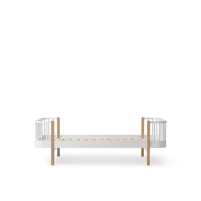 Oliver Furniture, Wood Original, seng - hvid/eg