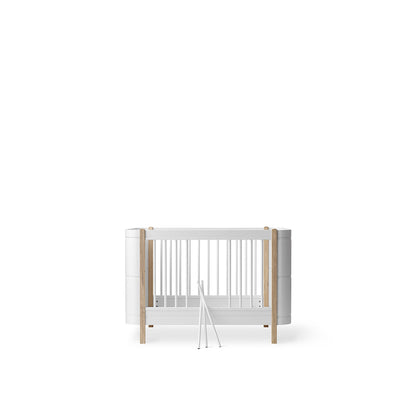 Oliver Furniture, Wood Mini+ tremmeseng inkl. junior kit - hvid/eg