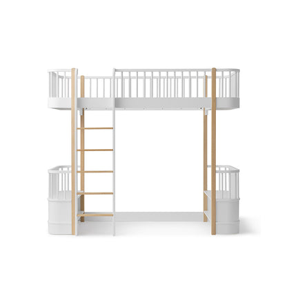 Oliver Furniture, Wood Original højseng - hvid/eg