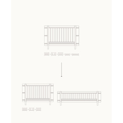 Oliver Furniture, Wood Mini+ Basic - søskende kit Eg
