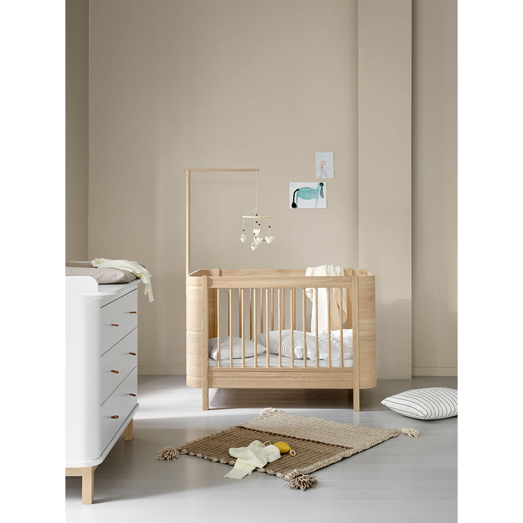 Oliver Furniture, Wood Mini+ tremmeseng eksk. junior kit - Eg